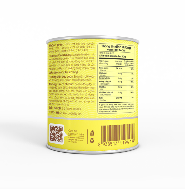 SWEETENED CONDENSED COCONUT MILK