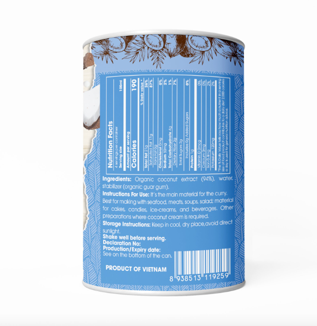 ORGANIC COCONUT CREAM